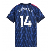 Arsenal Viktor Gyokeres #14 Udebanetrøje Dame 2025-26 Kort ærmer