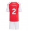 Arsenal William Saliba #2 Hjemmebanetrøje Børn 2025-26 Kort ærmer (+ bukser)