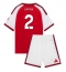 Arsenal William Saliba #2 Hjemmebanetrøje Børn 2026-27 Kort ærmer (+ bukser)