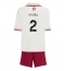 Arsenal William Saliba #2 Tredje trøje Børn 2025-26 Kort ærmer (+ bukser)