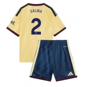 Arsenal William Saliba #2 Tredje trøje Børn 2026-27 Kort ærmer (+ bukser)