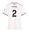 Arsenal William Saliba #2 Tredje trøje Dame 2025-26 Kort ærmer