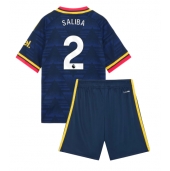 Arsenal William Saliba #2 Udebanetrøje Børn 2026-27 Kort ærmer (+ bukser)