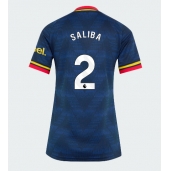 Arsenal William Saliba #2 Udebanetrøje Dame 2026-27 Kort ærmer