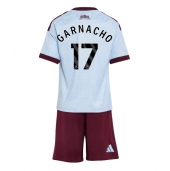 Aston Villa Alejandro Garnacho #17 Tredje trøje Børn 2026-27 Kort ærmer (+ bukser)