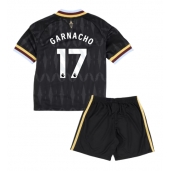 Aston Villa Alejandro Garnacho #17 Udebanetrøje Børn 2026-27 Kort ærmer (+ bukser)