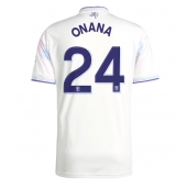 Aston Villa Amadou Onana #24 Tredje trøje 2025-26 Kort ærmer
