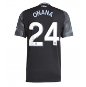Aston Villa Amadou Onana #24 Udebanetrøje 2025-26 Kort ærmer