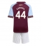 Aston Villa Boubacar Kamara #44 Hjemmebanetrøje Børn 2025-26 Kort ærmer (+ bukser)