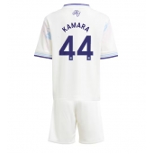 Aston Villa Boubacar Kamara #44 Tredje trøje Børn 2025-26 Kort ærmer (+ bukser)