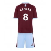 Aston Villa Boubacar Kamara #8 Hjemmebanetrøje Børn 2026-27 Kort ærmer (+ bukser)