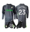 Aston Villa Emiliano Martinez #23 Målmand Hjemmebanetrøje Børn 2025-26 Lange ærmer (+ bukser)