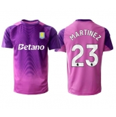 Aston Villa Emiliano Martinez #23 Målmand Tredje trøje 2025-26 Kort ærmer