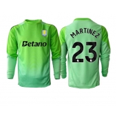 Aston Villa Emiliano Martinez #23 Målmand Udebanetrøje 2025-26 Lange ærmer