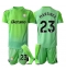 Aston Villa Emiliano Martinez #23 Målmand Udebanetrøje Børn 2025-26 Kort ærmer (+ bukser)