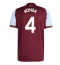 Aston Villa Ezri Konsa #4 Hjemmebanetrøje 2025-26 Kort ærmer