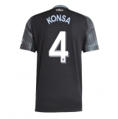 Aston Villa Ezri Konsa #4 Udebanetrøje 2025-26 Kort ærmer
