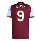 Aston Villa Harvey Elliott #9 Hjemmebanetrøje 2025-26 Kort ærmer