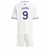 Aston Villa Harvey Elliott #9 Tredje trøje Børn 2025-26 Kort ærmer (+ bukser)