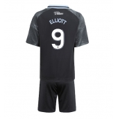 Aston Villa Harvey Elliott #9 Udebanetrøje Børn 2025-26 Kort ærmer (+ bukser)