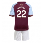 Aston Villa Ian Maatsen #22 Hjemmebanetrøje Børn 2025-26 Kort ærmer (+ bukser)
