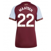 Aston Villa Ian Maatsen #22 Hjemmebanetrøje Dame 2025-26 Kort ærmer