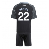 Aston Villa Ian Maatsen #22 Udebanetrøje Børn 2025-26 Kort ærmer (+ bukser)