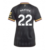 Aston Villa Ian Maatsen #22 Udebanetrøje Dame 2026-27 Kort ærmer