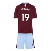 Aston Villa Ibrahim Mbaye #19 Hjemmebanetrøje Børn 2026-27 Kort ærmer (+ bukser)