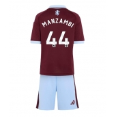 Aston Villa Johan Manzambi #44 Hjemmebanetrøje Børn 2026-27 Kort ærmer (+ bukser)