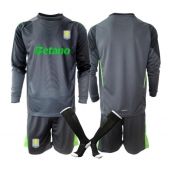 Aston Villa Målmand Hjemmebanetrøje Børn 2025-26 Lange ærmer (+ bukser)