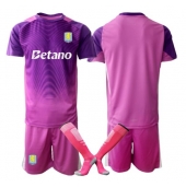 Aston Villa Målmand Tredje trøje Børn 2025-26 Kort ærmer (+ bukser)