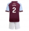 Aston Villa Matty Cash #2 Hjemmebanetrøje Børn 2025-26 Kort ærmer (+ bukser)