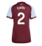 Aston Villa Matty Cash #2 Hjemmebanetrøje Dame 2025-26 Kort ærmer