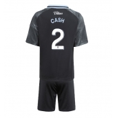 Aston Villa Matty Cash #2 Udebanetrøje Børn 2025-26 Kort ærmer (+ bukser)