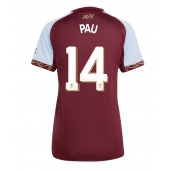 Aston Villa Pau Torres #14 Hjemmebanetrøje Dame 2025-26 Kort ærmer
