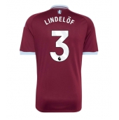 Aston Villa Victor Lindelof #3 Hjemmebanetrøje 2026-27 Kort ærmer