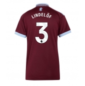 Aston Villa Victor Lindelof #3 Hjemmebanetrøje Dame 2026-27 Kort ærmer