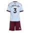 Aston Villa Victor Lindelof #3 Tredje trøje Børn 2026-27 Kort ærmer (+ bukser)