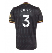 Aston Villa Victor Lindelof #3 Udebanetrøje 2026-27 Kort ærmer