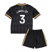 Aston Villa Victor Lindelof #3 Udebanetrøje Børn 2026-27 Kort ærmer (+ bukser)