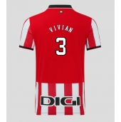 Athletic Bilbao Dani Vivian #3 Hjemmebanetrøje 2025-26 Kort ærmer