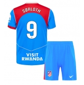 Atletico Madrid Alexander Sorloth #9 Tredje trøje Børn 2025-26 Kort ærmer (+ bukser)