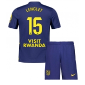 Atletico Madrid Clement Lenglet #15 Udebanetrøje Børn 2025-26 Kort ærmer (+ bukser)
