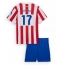 Atletico Madrid David Hancko #17 Hjemmebanetrøje Børn 2025-26 Kort ærmer (+ bukser)