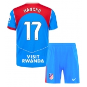 Atletico Madrid David Hancko #17 Tredje trøje Børn 2025-26 Kort ærmer (+ bukser)