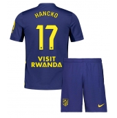 Atletico Madrid David Hancko #17 Udebanetrøje Børn 2025-26 Kort ærmer (+ bukser)