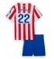 Atletico Madrid Giacomo Raspadori #22 Hjemmebanetrøje Børn 2025-26 Kort ærmer (+ bukser)