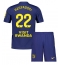 Atletico Madrid Giacomo Raspadori #22 Udebanetrøje Børn 2025-26 Kort ærmer (+ bukser)