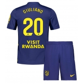 Atletico Madrid Giuliano Simeone #20 Udebanetrøje Børn 2025-26 Kort ærmer (+ bukser)